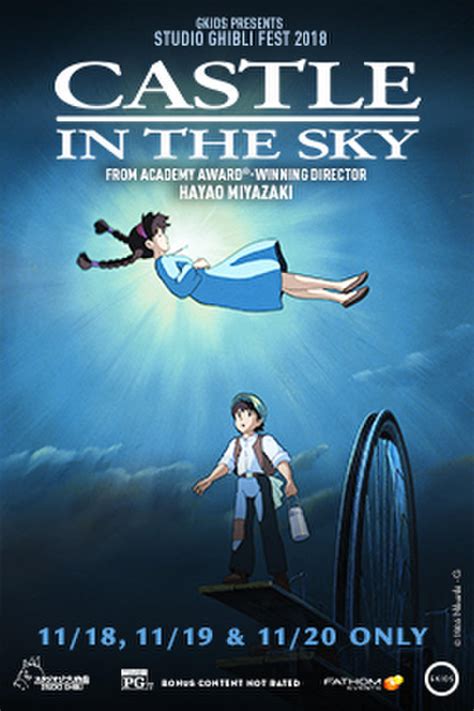 From the legendary Studio Ghibli and director Hayao Miyazaki comes a rollicking adventure about a a young girl with a mysterious crystal pendant who falls out of the sky and into the arms and life of young Pazu. . Castle in the sky showtimes